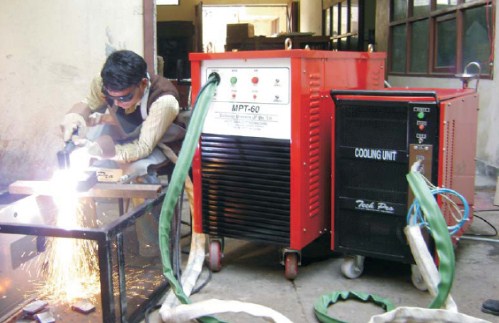 RECTIFIER BASED AIR PLASMA CUTTING MACHINE WITH WATER COOLING TORCH UPTO 100MM 